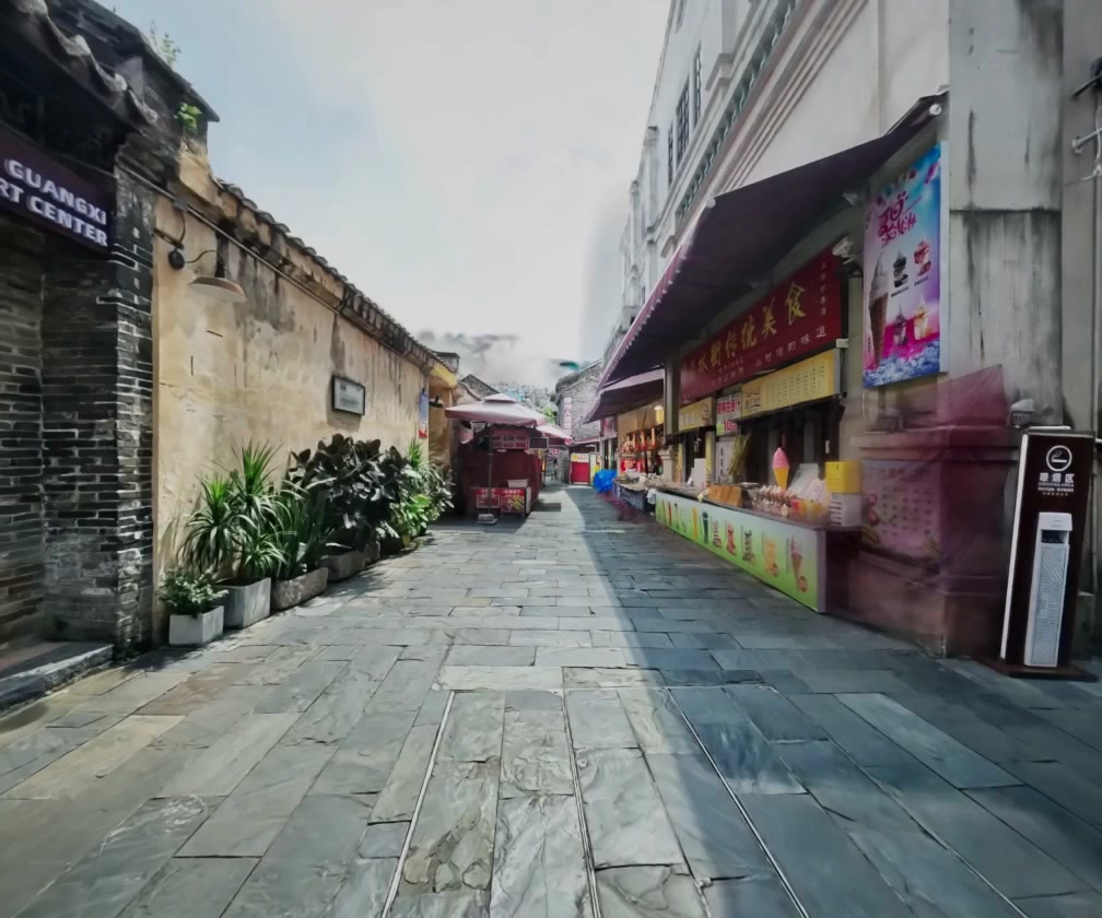 金银狮巷数字空间的街区画面